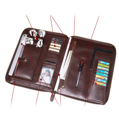 Funda Protectora de Cuero para Tablet - Estuche Ejecutivo Anti-caídas - Image 7