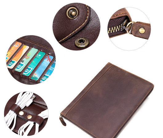 Funda Protectora de Cuero para Tablet - Estuche Ejecutivo Anti-caídas - Image 8