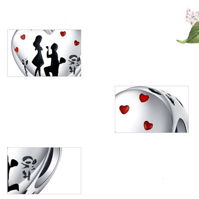 Dije de Plata S925 Romántico para Parejas - Diseño Creativo - Image 9
