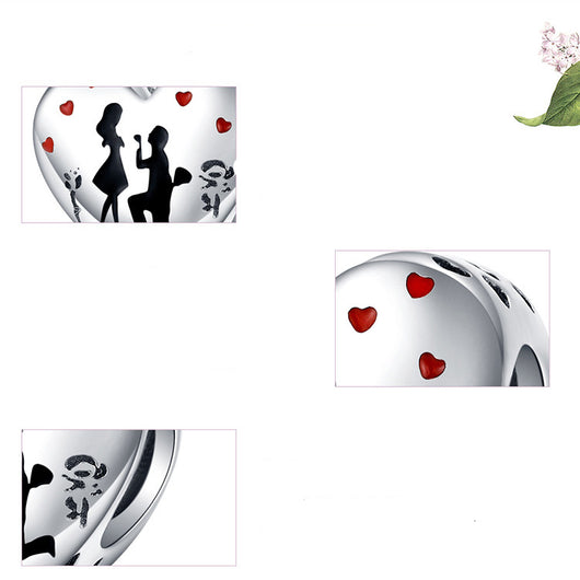 Dije de Plata S925 Romántico para Parejas - Diseño Creativo - Image 9