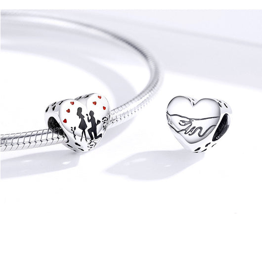 Dije de Plata S925 Romántico para Parejas - Diseño Creativo