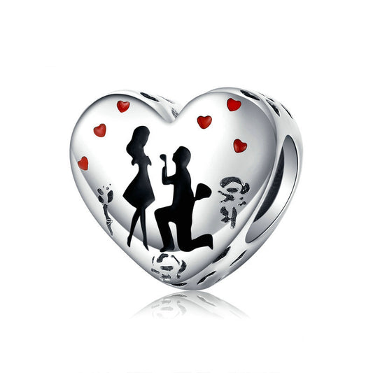 Dije de Plata S925 Romántico para Parejas - Diseño Creativo - Image 2