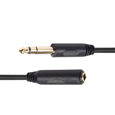 Cable Adaptador Plug 6.5mm Dorado Macho a Hembra - Image 3