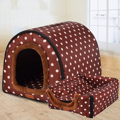 Casa Portátil para Perros Grandes - Caseta Cilíndrica Desmontable y Lavable - Image 5