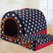 Casa Portátil para Perros Grandes - Caseta Cilíndrica Desmontable y Lavable