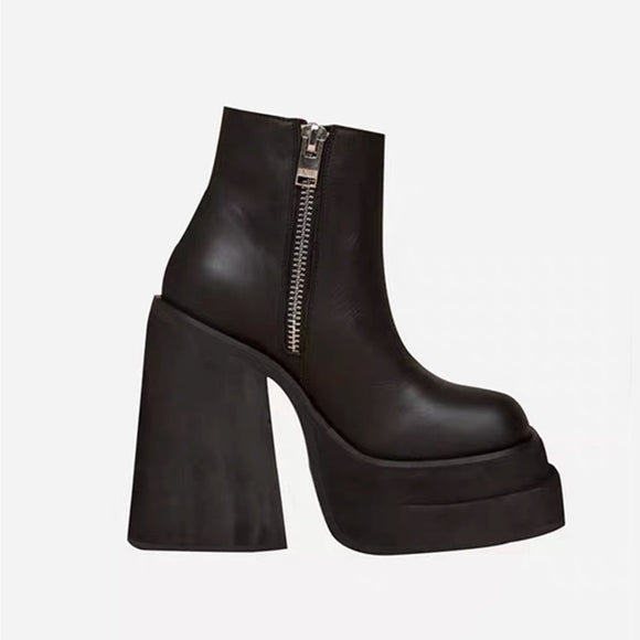 Botines para Mujer con Cierre Lateral - Diseño Sexy y Moderno