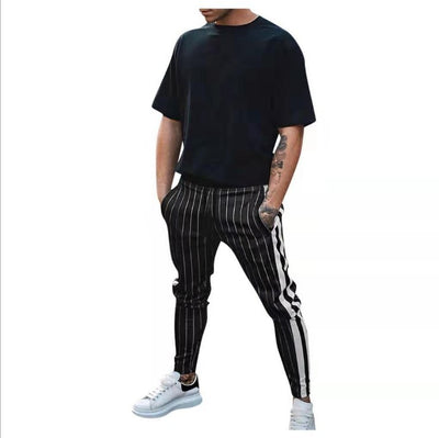 Pantalones de Entrenamiento Slim Ajustados para Hombre con Bolsillos Deportivos - Image 2