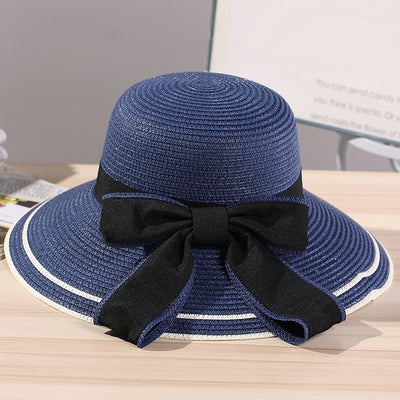Sombrero de Playa con Ala Ancha Protección Solar para Mujer - Image 9