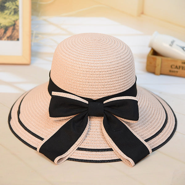 Sombrero de Playa con Ala Ancha Protección Solar para Mujer