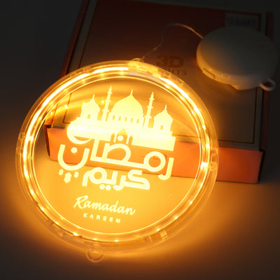Cortina LED Eid Mubarak Luna y Estrella - Guirnalda Navideña Decorativa - Image 22