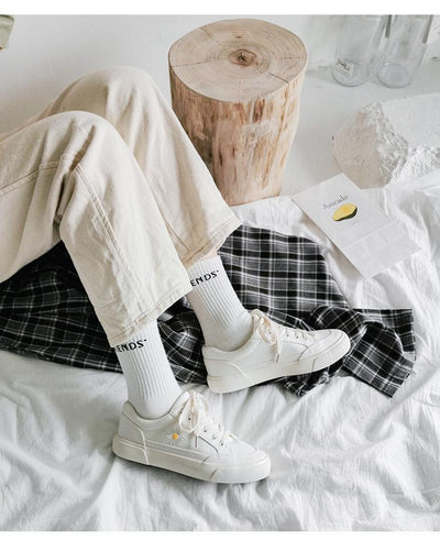 Zapatillas de Lona Blancas para Mujer - Estilo Margarita Primavera - Image 3
