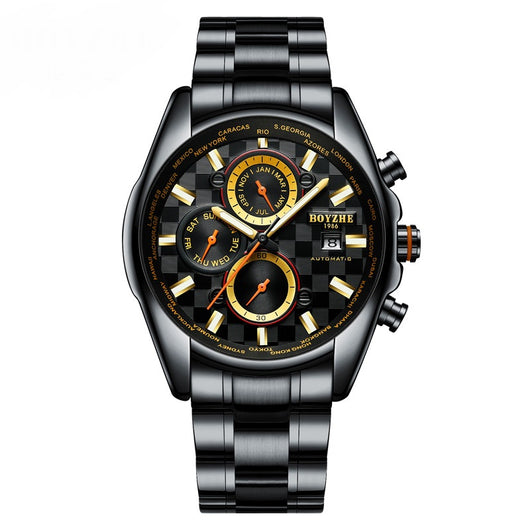 Reloj Mecánico Automático Luminoso Impermeable para Hombre de Negocios