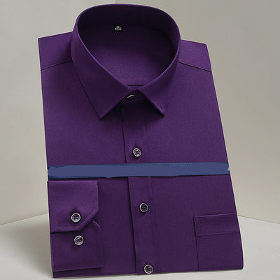 Camisa de Trabajo Mercerizada con Elastano para Hombre - Image 9