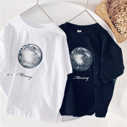 Playera de Manga Corta Infantil con Estampado Coreano - Ropa de Verano para Niños y Niñas - Image 6