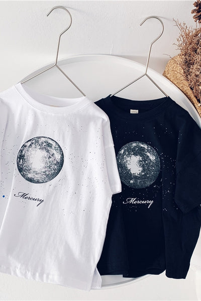 Playera de Manga Corta Infantil con Estampado Coreano - Ropa de Verano para Niños y Niñas - Image 4