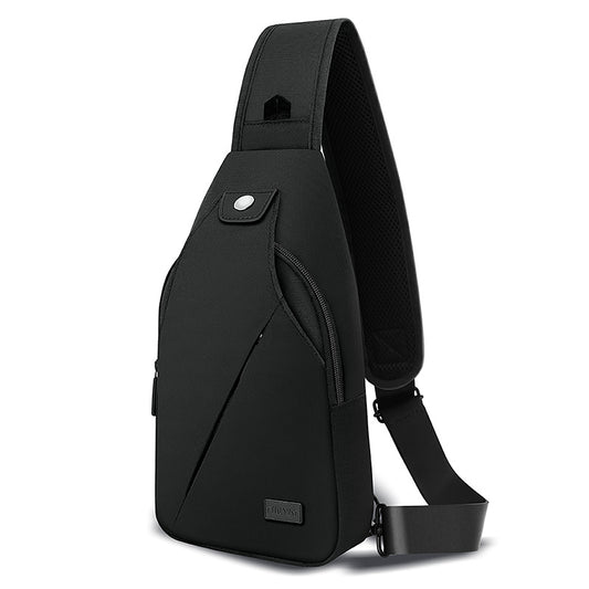 Mochila Pecho Deportiva para Hombre con Compartimento iPad y Compatibilidad Apple