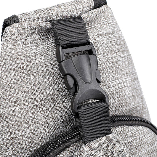 Mochila Bandolera Hombre Canvas con Carga USB - Bolsa Crossbody Deportiva - Image 18