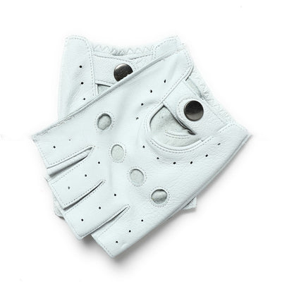 Guantes de Piel de Oveja Cortos para Hombre - Diseño Delgado - Image 5