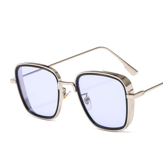 Gafas de Sol Metal Cuadradas Estilo Punk - Diseño Kabir Singh 2508