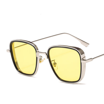 Gafas de Sol Metal Cuadradas Estilo Punk - Diseño Kabir Singh 2508 - Image 2