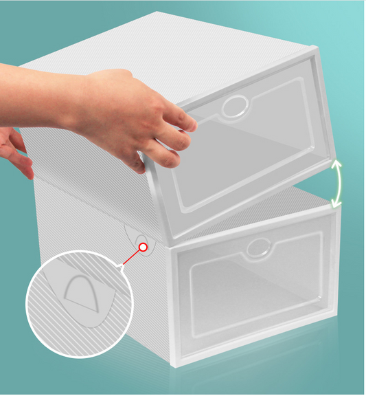 Caja Organizadora Transparente con Cajón para Almacenamiento