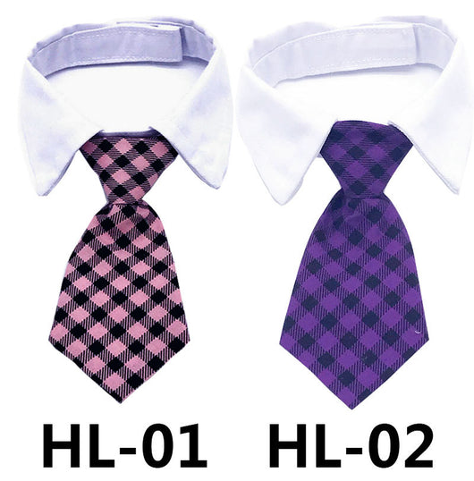 Corbata Estampada para Mascotas - Accesorios Perros y Gatos con Diseños a Rayas y Cuadros - Image 11