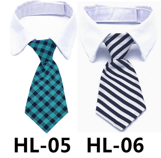 Corbata Estampada para Mascotas - Accesorios Perros y Gatos con Diseños a Rayas y Cuadros - Image 14