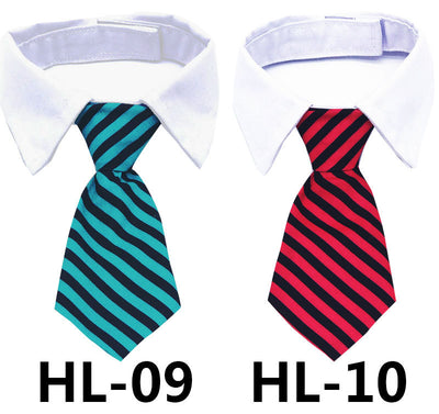 Corbata Estampada para Mascotas - Accesorios Perros y Gatos con Diseños a Rayas y Cuadros - Image 16