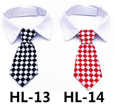 Corbata Estampada para Mascotas - Accesorios Perros y Gatos con Diseños a Rayas y Cuadros - Image 7