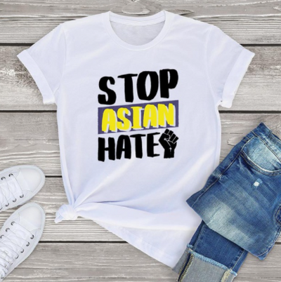 Playera Unisex Contra el Odio en Asia - Image 18