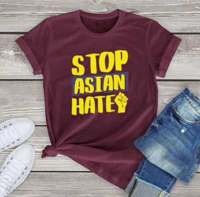 Playera Unisex Contra el Odio en Asia - Image 19