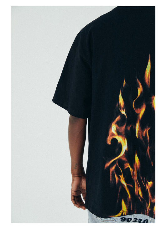Playera Fire Cuello Redondo Manga Corta para Hombre - Image 12