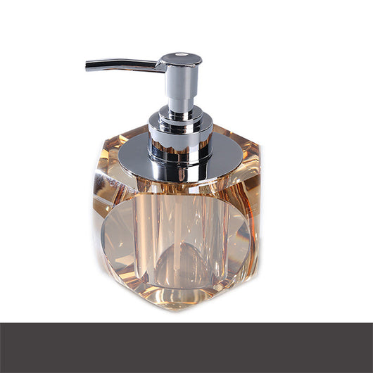 Dispensador de Jabón Líquido Cristal Lujo Europeo - Botella Premium para Baño y Hotel - Image 25