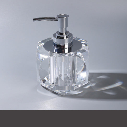 Dispensador de Jabón Líquido Cristal Lujo Europeo - Botella Premium para Baño y Hotel - Image 8