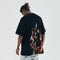 Playera Fire Cuello Redondo Manga Corta para Hombre