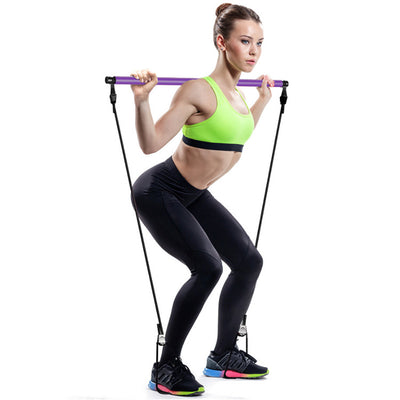Barra Pilates Multifuncional - Expansor de Pecho y Abdomen