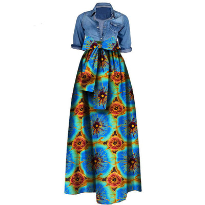Falda Batik de Algodón Africano para Mujer - Image 8