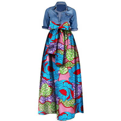 Falda Batik de Algodón Africano para Mujer - Image 9