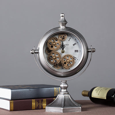 Reloj de Engranajes Estilo Industrial Retro Americano - Image 3
