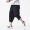 Pantalones Capri Harem de Lino Japonés Talla Grande para Hombre - Comodidad sin Costuras