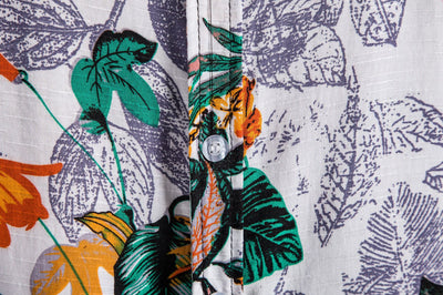 Camisa Floral Manga Corta Talla Grande para Hombre - Image 13
