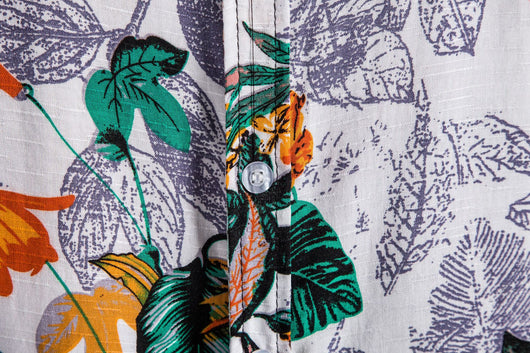 Camisa Floral Manga Corta Talla Grande para Hombre - Image 13