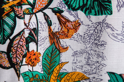 Camisa Floral Manga Corta Talla Grande para Hombre - Image 11
