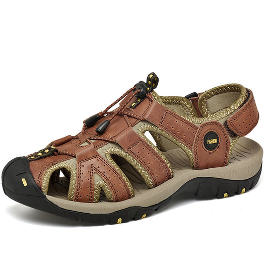 Sandalias de Cuero Premium para Hombre - Outdoor, Playa y Río - Image 7