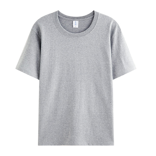Camiseta Gruesa de Cuello Redondo y Manga Corta Unisex