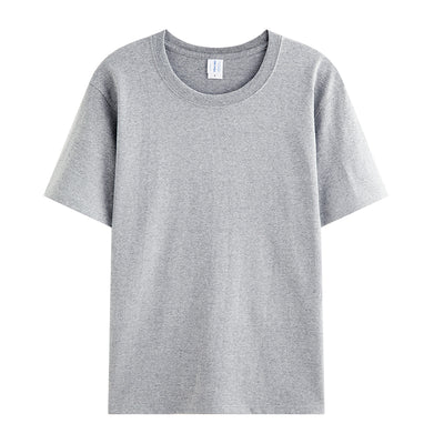 Camiseta Gruesa de Cuello Redondo y Manga Corta Unisex