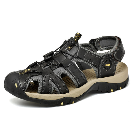 Sandalias de Cuero Premium para Hombre - Outdoor, Playa y Río