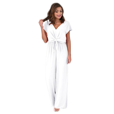 Jumpsuit Ejecutivo de Manga Corta para Mujer - Image 8