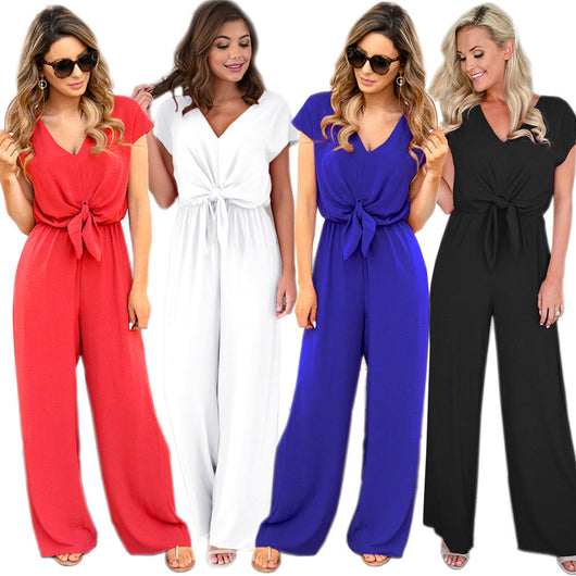 Jumpsuit Ejecutivo de Manga Corta para Mujer - Image 11