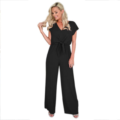 Jumpsuit Ejecutivo de Manga Corta para Mujer - Image 4
